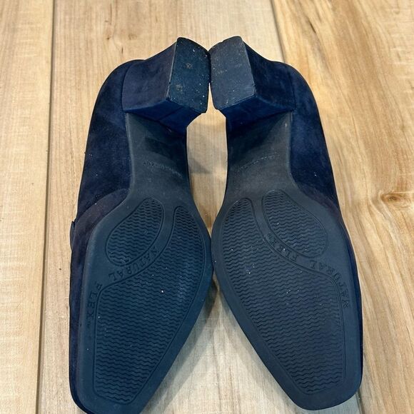 Naturalizer Womens Black Suede Block Heel Shoes Size 7 1/2 N - Picture 7 of 13